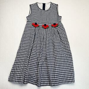 Florence Eiseman Gingham Appliqué Dress